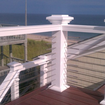 Balcony Railings With Stainless Steel Cable Rail