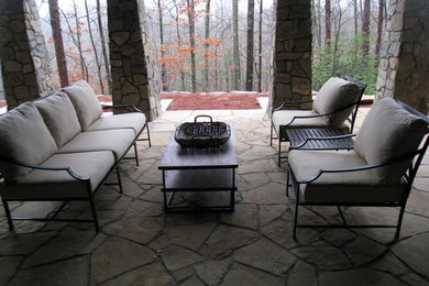 Mountain style patio photo in Other