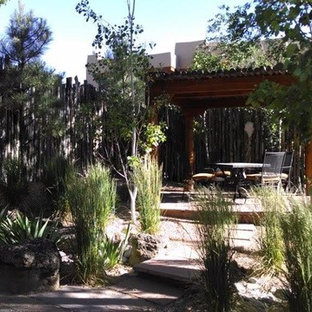 Inspiration for a southwestern patio remodel in Albuquerque
