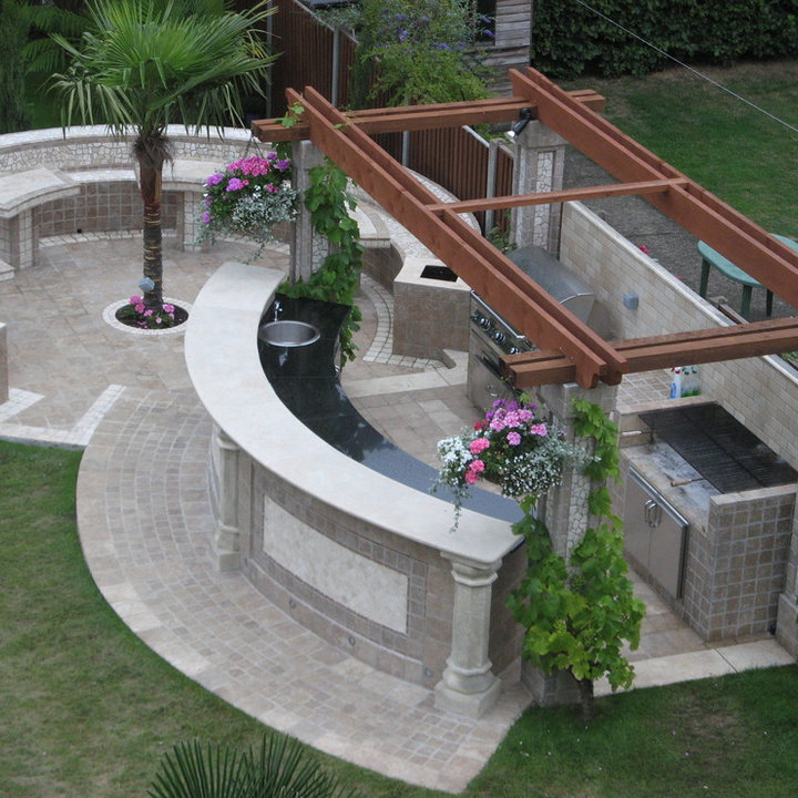 Outdoor Entertainment Center Photos & Ideas Houzz