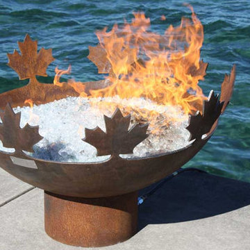 Big Bowl O' Canada Sculptural Firebowl