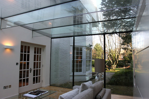 Contemporary Patio by IQ Glass UK
