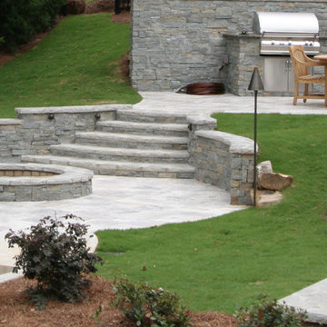 Black Reflective Infinity Edge Contemporary Pool