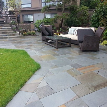 Bluestone Patio and stairs recently completed