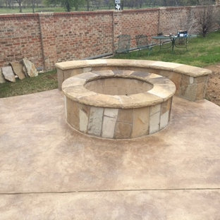 Idee per un patio o portico stile rurale