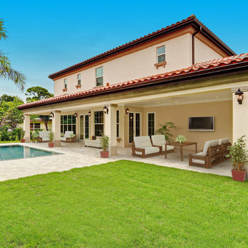 Boca Raton Florida Custom Spanish Style Residence