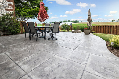 Stamped Concrete Works Project Photos Reviews Akron Pa Us Houzz