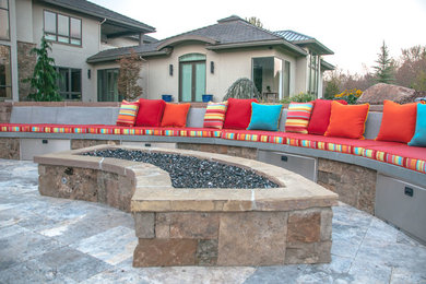 Example of a trendy patio design in Boise