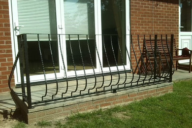 Design ideas for a classic patio in Cheshire.