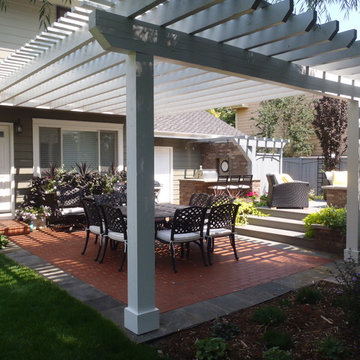 Brick Patio Pergola - Fort Collins, CO