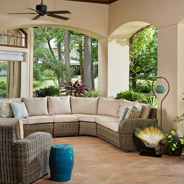 Brunswick Outdoor Sectional and Club Chair