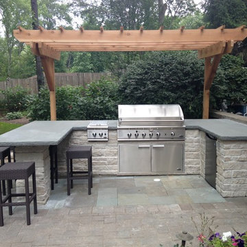 Built-In BBQ Grill Surround