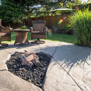 Built In Outdoor Gas Fire Pit Surrey BC