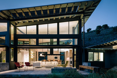 Inspiration for a contemporary patio remodel in San Francisco with no cover