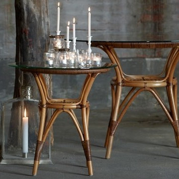 Cafe Rattan Tables by Sika-Design