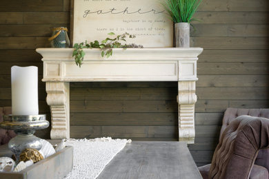 Inspiration for a country patio remodel in Manchester