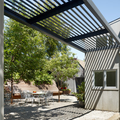 Trendy patio photo in San Francisco with a pergola