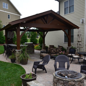 Cary outdoor living room