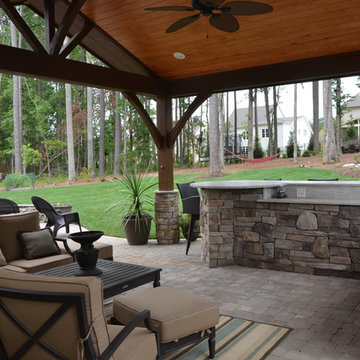 Cary outdoor living room