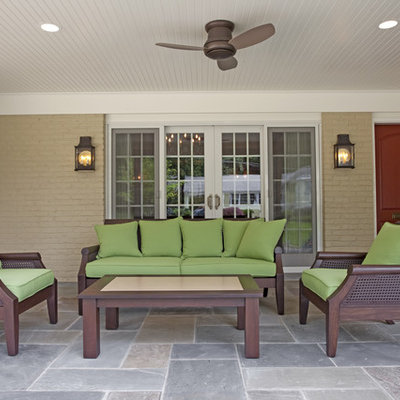Example of a trendy patio design in DC Metro