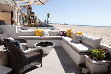 Photo of a beach style patio in Orange County.
