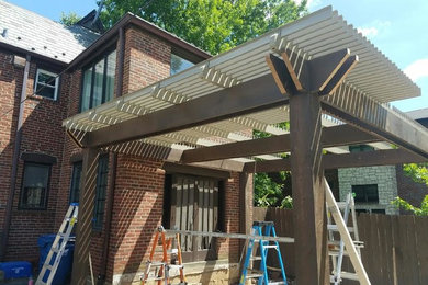 Ceadar Post Louvered Patio Cover