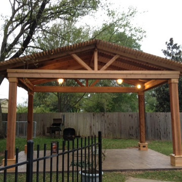 Cedar Pergola in Montgomery, Texas
