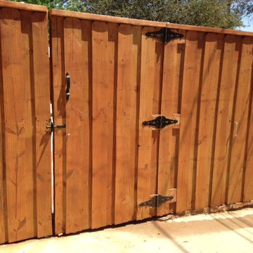 Cedar Privacy Fence Job