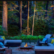 Transitional Patio by Pinnacle Lighting Group