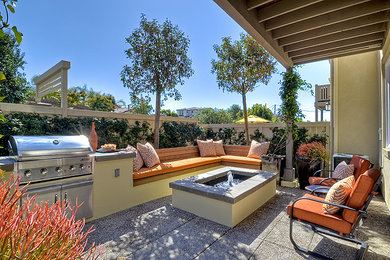 Inspiration for a modern patio remodel in San Diego