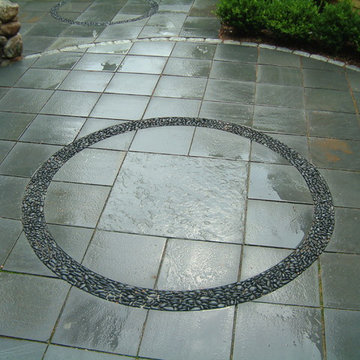 Circular patio
