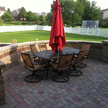 Circular Patio with Firepit