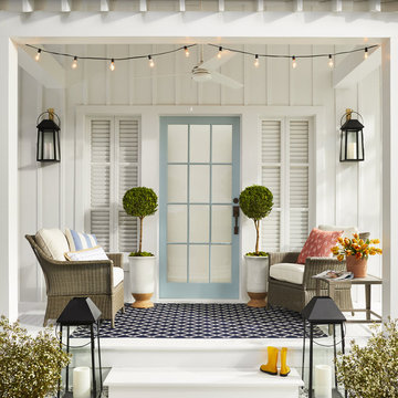 Classic Spring Covered Front Porch Ideas