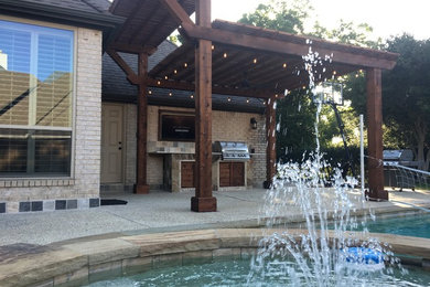 Example of a patio design in Dallas