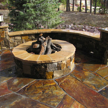 Colorado Style Outdoor Fire Pit & Entertainment Lounge |  Monument, CO