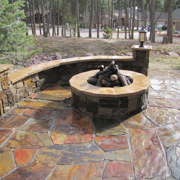 Colorado Style Outdoor Fire Pit & Entertainment Lounge |  Monument, CO