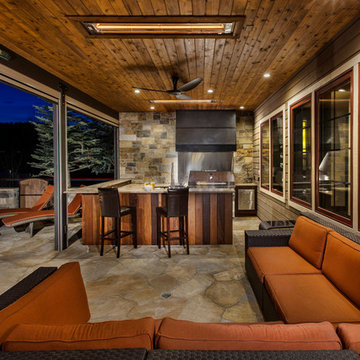 Colorful Mountain Retreat