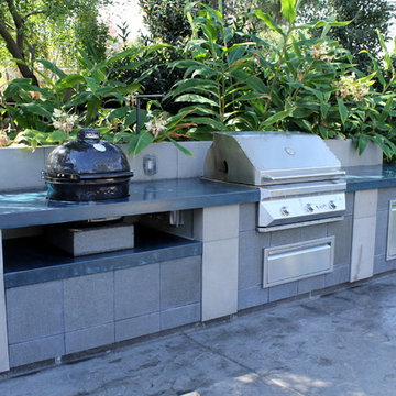 Concrete BBQ Island