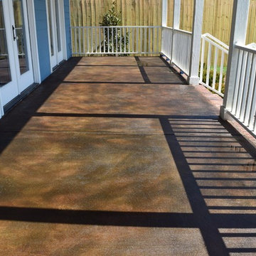 Concrete Porch Stain and Seal