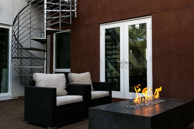 Concrete Tile Custom Fire Table – Carlsbad, CA