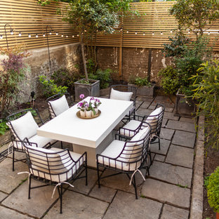 Inspiration for a traditional patio in London.