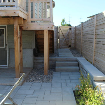 Contemporary Landscape Makeover // Driveway // Patio & Pool // Walkway