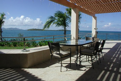 Réalisation d'une terrasse design.