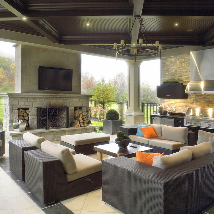 75 Beautiful Outdoor Entertainment Areas Home Design Ideas & Designs