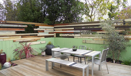 Bring Reclaimed Wood to the Landscape
