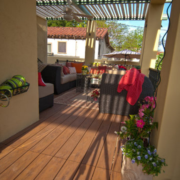 Attached Patio Cover w/ Raised Deck