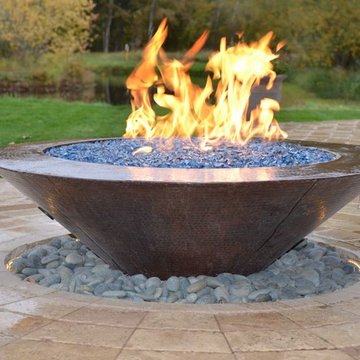 Copper Fire Bowl