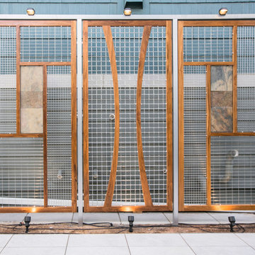 Courtyard Oasis Custom Trellises 11