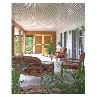 Covered Patio After Tuftex DeckDrain Install - Tropical - Patio - DC ...