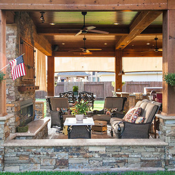 Covered Patio, Outdoor Kitchen: Katy, TX